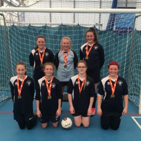 Ivybridge Community College - U14 Girls are Devon Futsal Champions